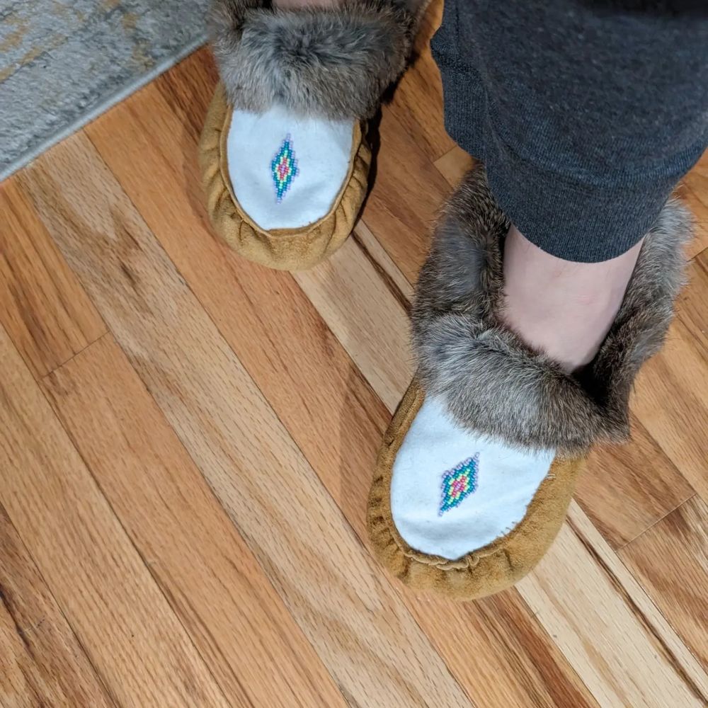 Homemade moccasins