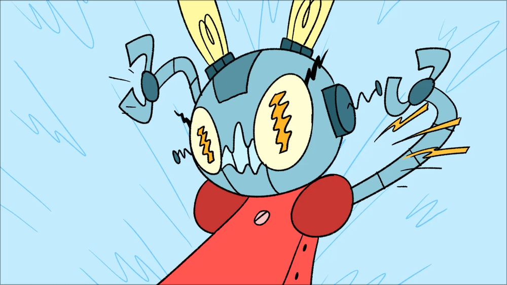 Promotional still for LIL' ROBOT GIRL

Lil' Robot Girl malfunctions for a moment.