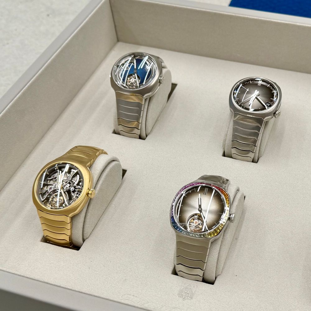 A collection of rare H. Moser & Cie. Streamliner watches