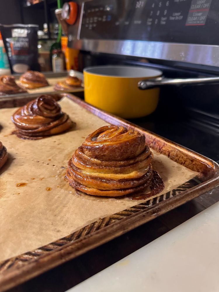 Sourdough cinnamon roll