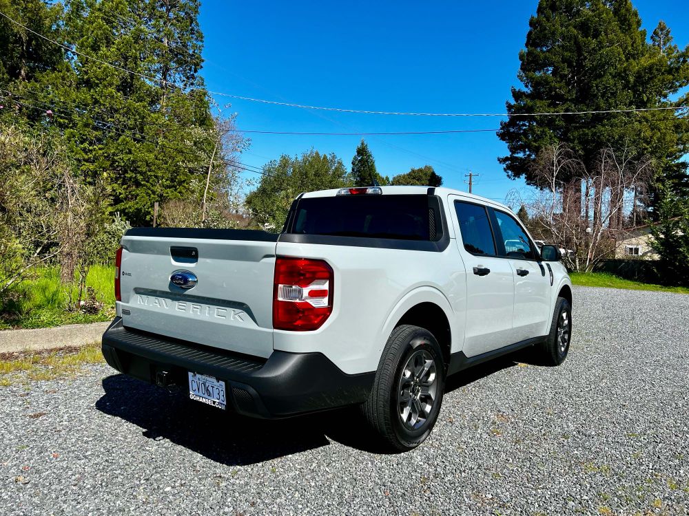 Ford Maverick Hybrid rear 3/4.