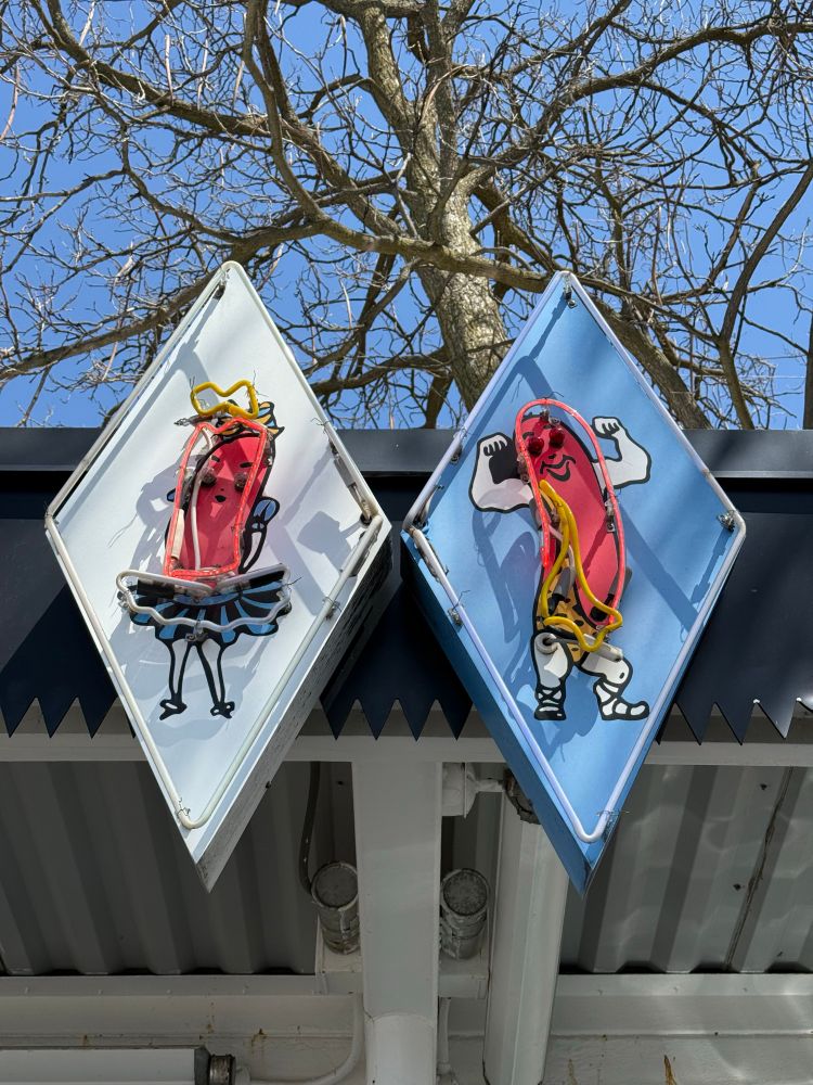 Superdawg drive-in signs. 