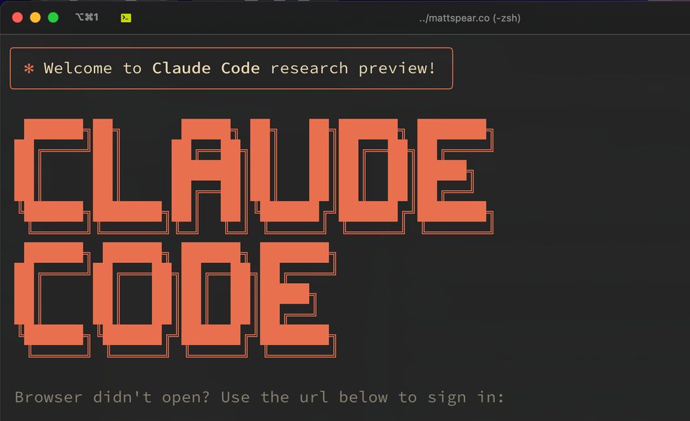 Claude Code terminal screen