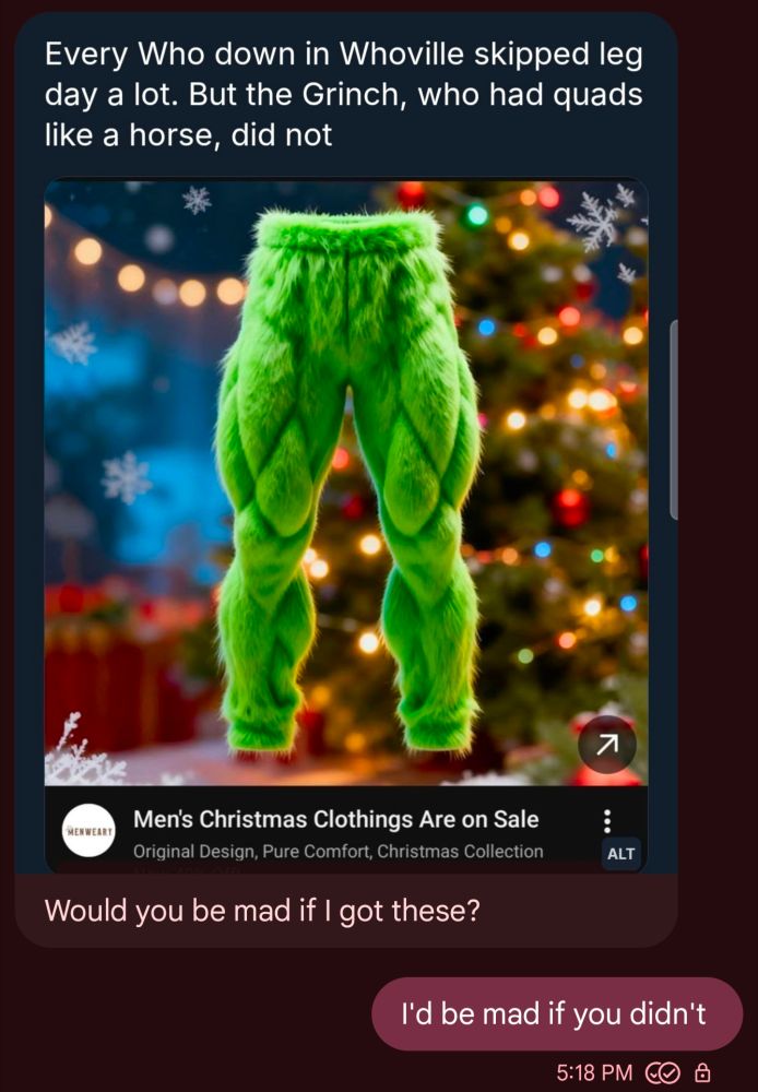 A text exchange between Nemo and Gina 
