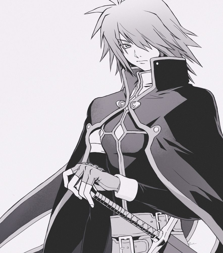 Fan art of Kratos from Tales of Symphonia