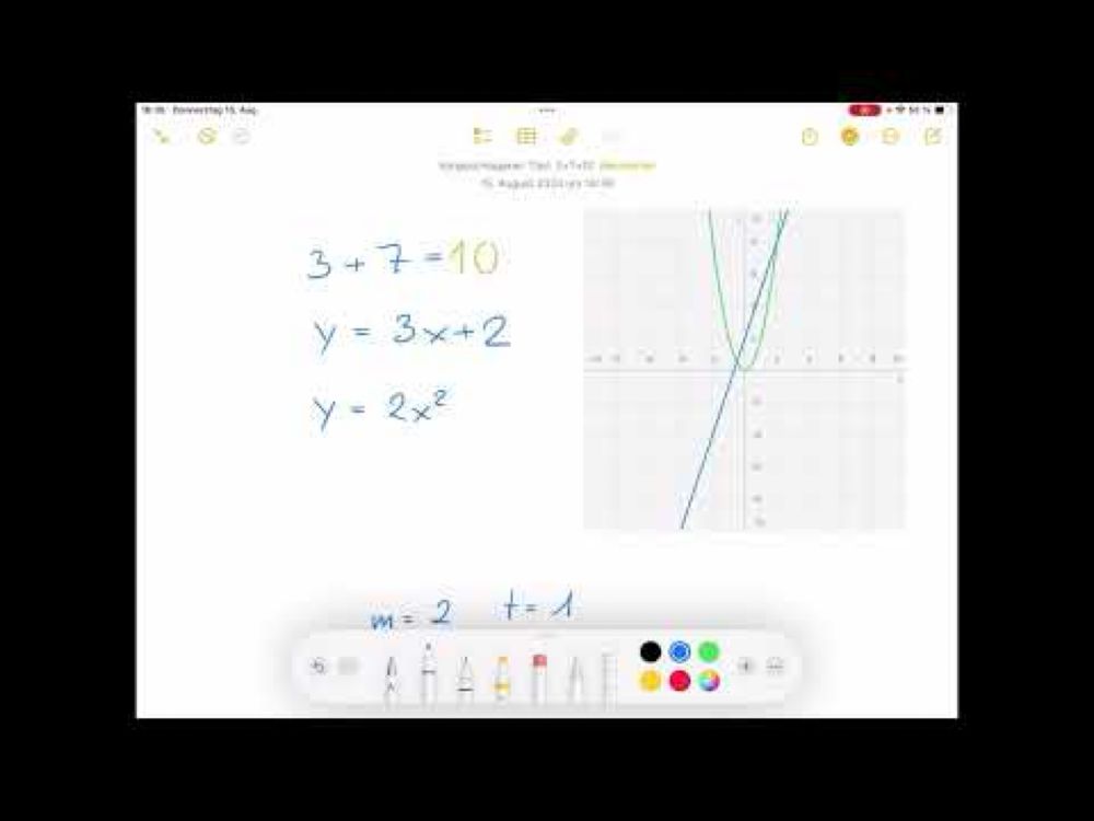 Math Notes in iPadOS 18