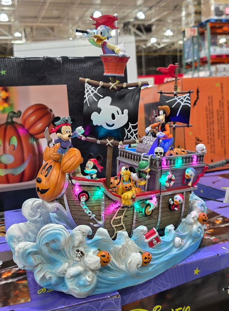 Disney themed Halloween pirate ship. 