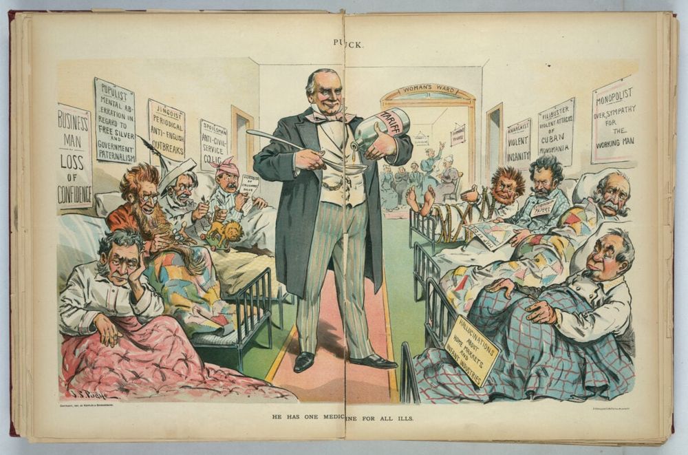 A look at the McKinley Tariff, a political weapon that imposed crippling tariffs of up to 50 per cent on Canadian exports to the U.S.