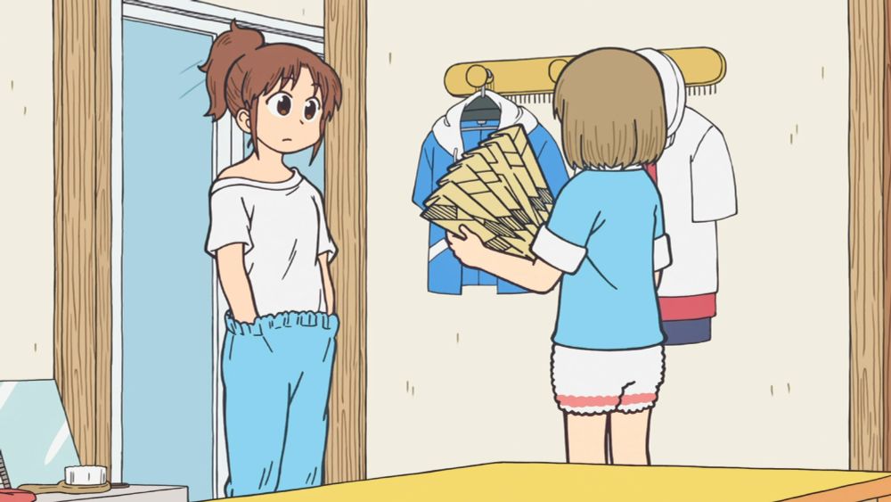 nagumo talks with niikura in the morning