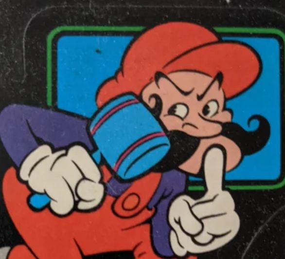 Photo of Mario/Jumpman in a scheming pose