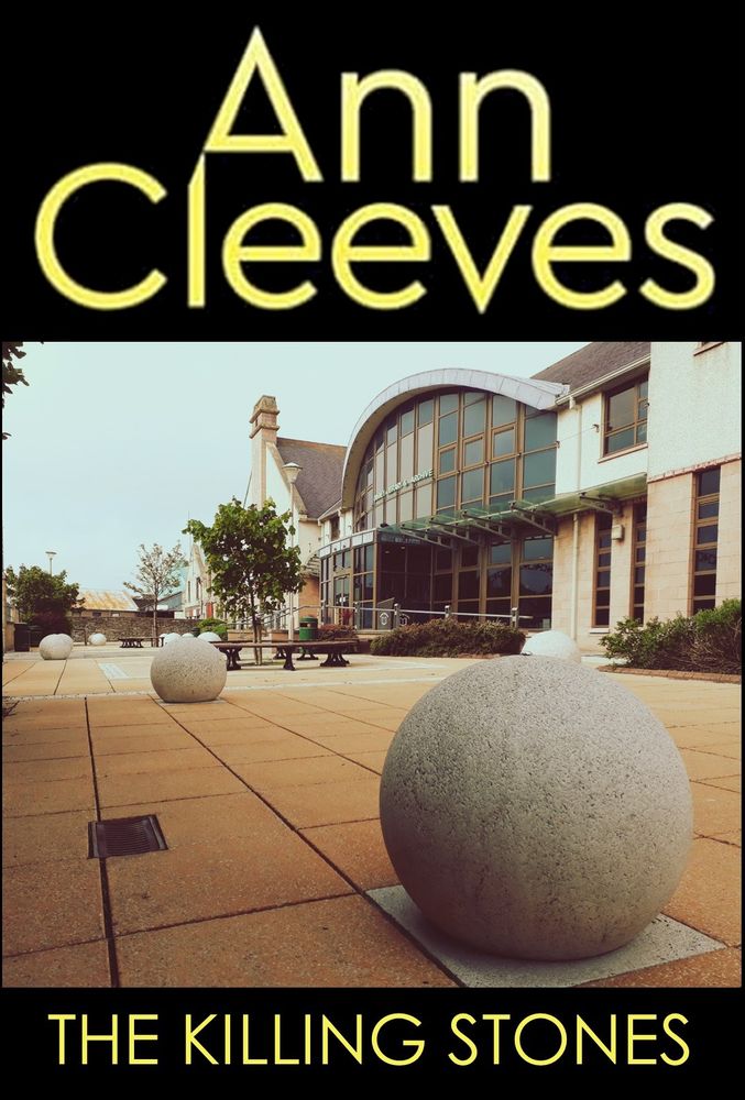 A mocked up cover for the new Ann Cleeves novel titled The Killing Stones. It features Orkney Library & Archive's balls on the cover.