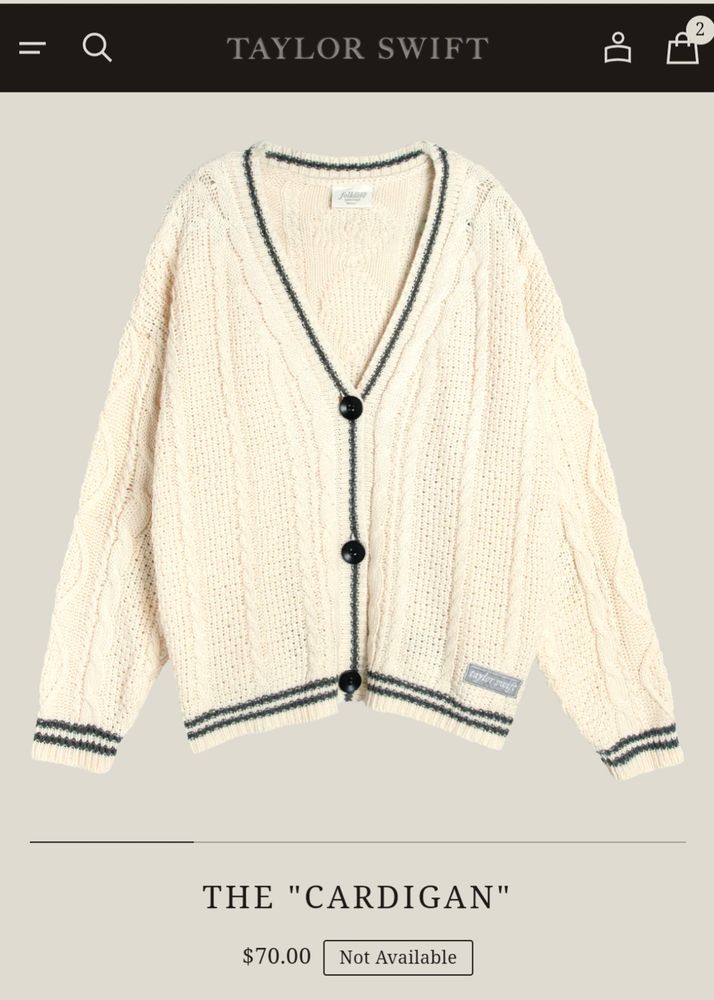 Original Taylor Swift Cardigan