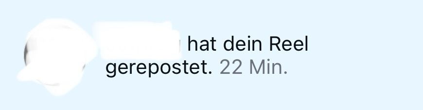 [unkenntlich gemacht] hat dein Reel gerepostet. 22 Min.