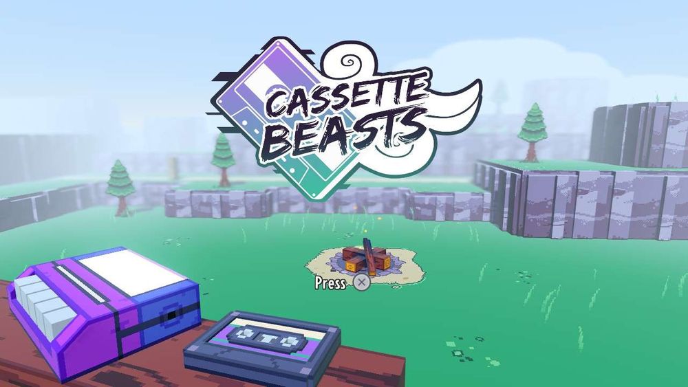 Cassette Beasts start screen