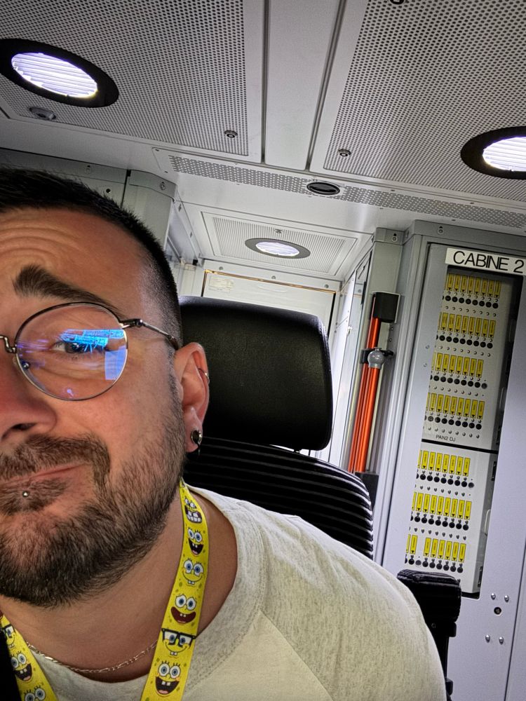 Ma sale race en cabine, un peu claqué, je dois avouer!