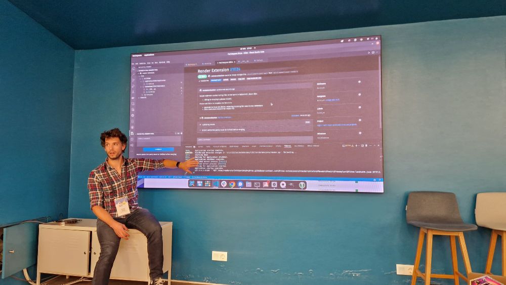 @vincentsarago.xyz showing how cool it is to develop with Linux 🐧