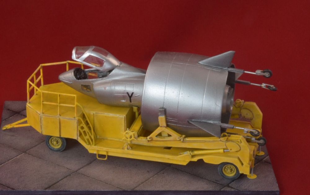 1/72 Mach 2 model kit of the batchit crazy Coleoptere. It got chewed up by my dog.