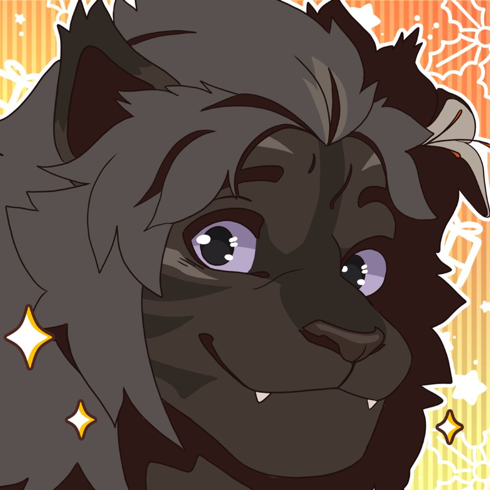 Icon of Hrothgar Gael with a wide-eyed smile.