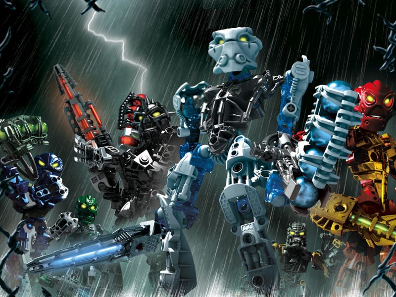 an official render of the toa inika from bionicle's 2006 toyline