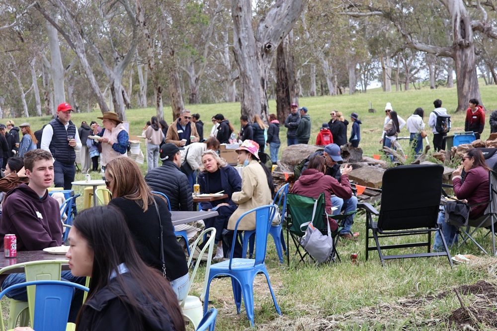 AIML members and their families enjoying Community Day Saturday 8 November in South Australia