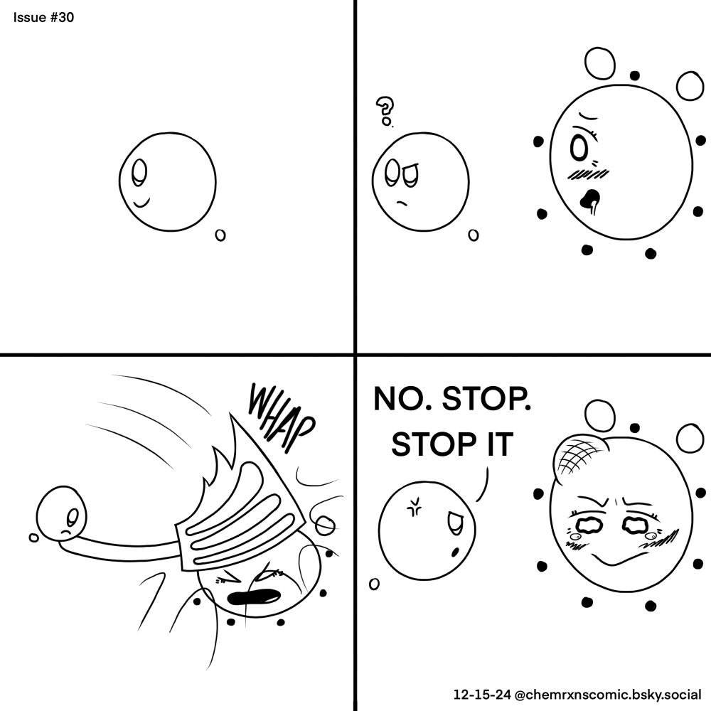 Hydrogen has enough of Fluorine’s antics.