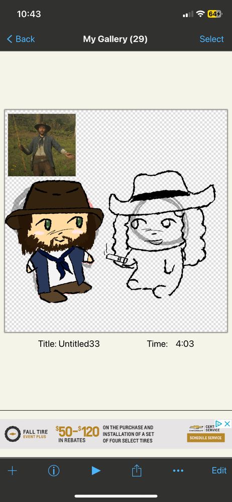 Unfinished doodle of Kieran and my OC