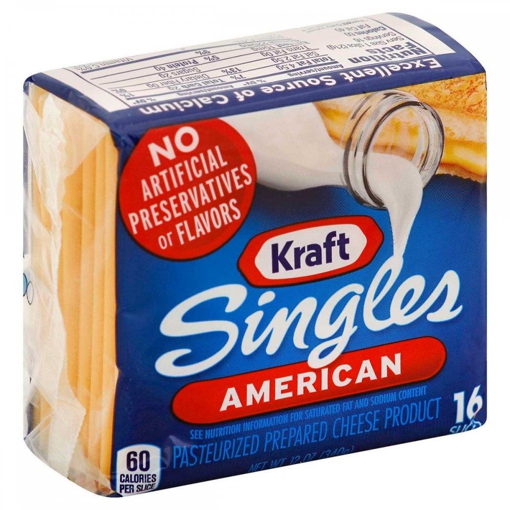 A package of Kraft! (Can you dig it?) singles.