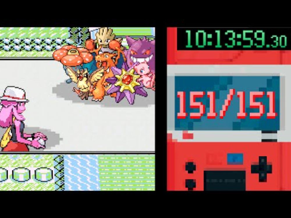 How fast can we catch every generation 1 pokemon?