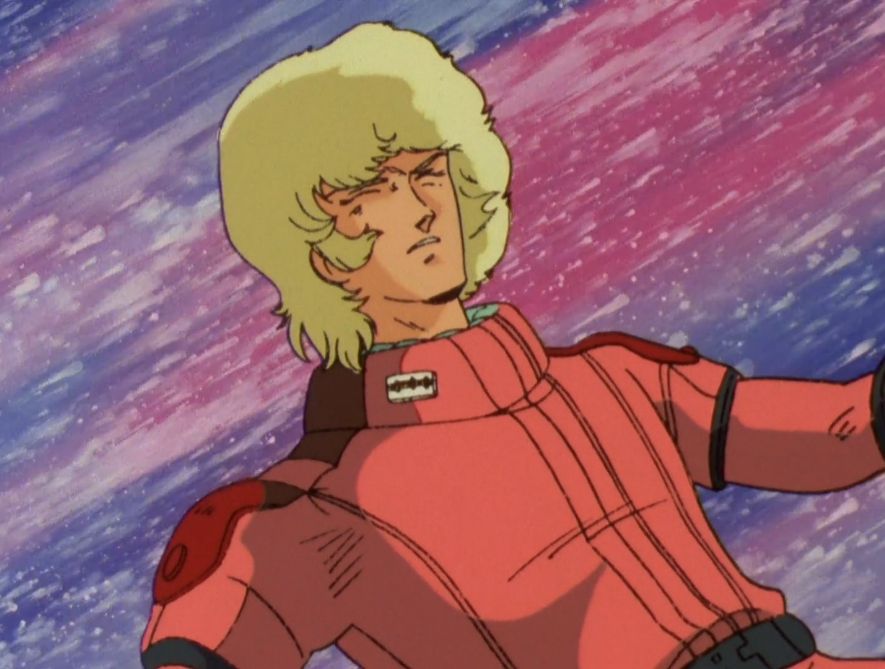 Another screencap of Quattro falling after having been punched.