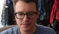 an unflattering still frame of me from an old tiktok i edited in davinci resolve