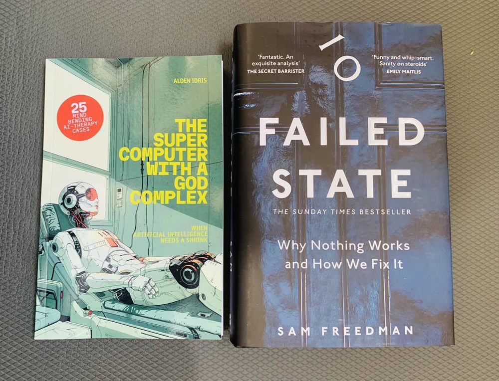 2 books: Failed State and The Super Computer With A God Complex