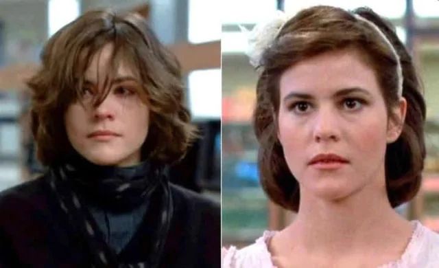 The Ally Sheedy before and after. The before is precisely a billion times cooler.