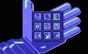 Inventory in Scarabæus  with a gloved hand with glyphs