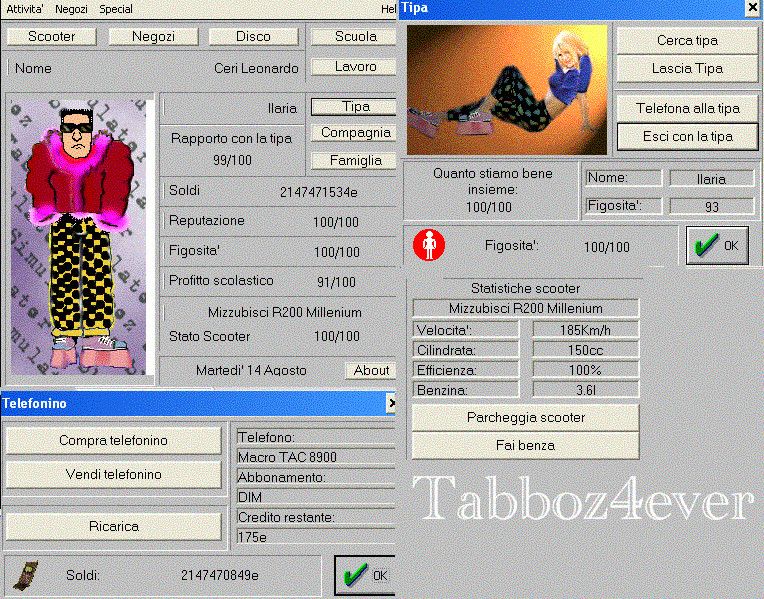 Screenshot from Tabboz Simulator