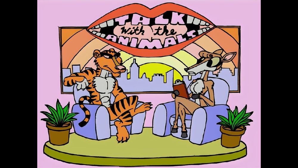 Two furry anymals talking with each other in Zootopia