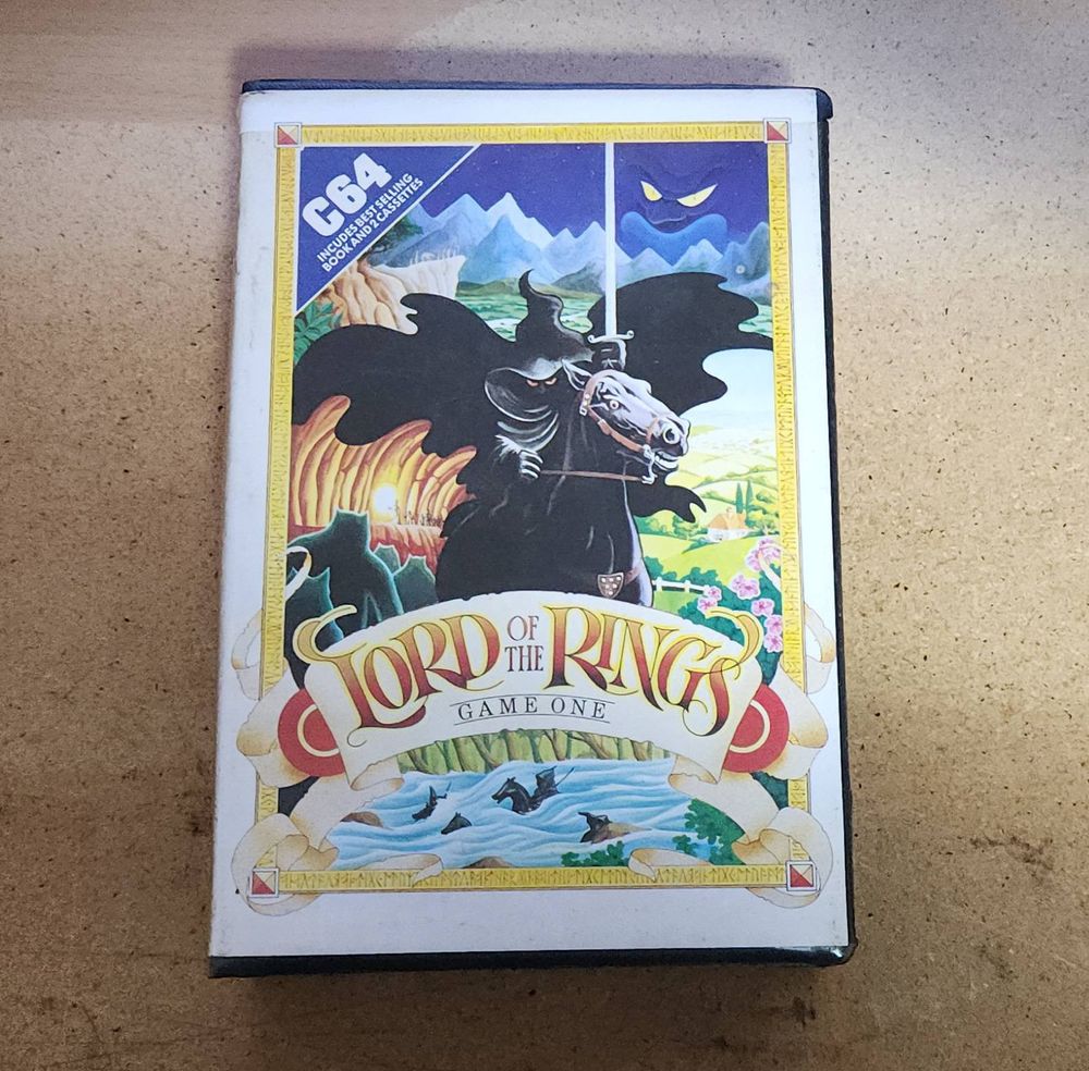 Lord of the Rings box on C64