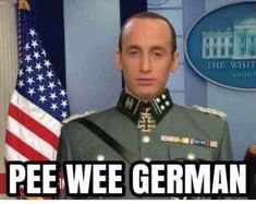 Stephen Miller dressed as Nazi 