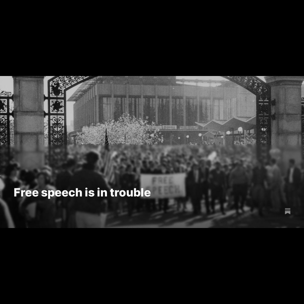 Free speech is in trouble