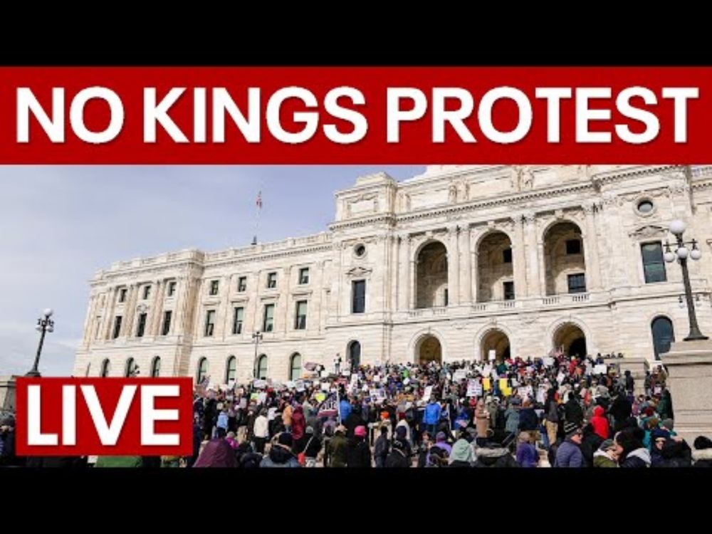 LIVE I No Kings protest: Minnesota rally against Trump at State Capitol