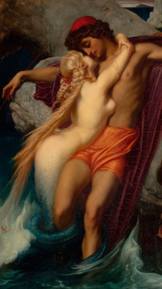 The Fisherman and the Siren, Frederic Leighton