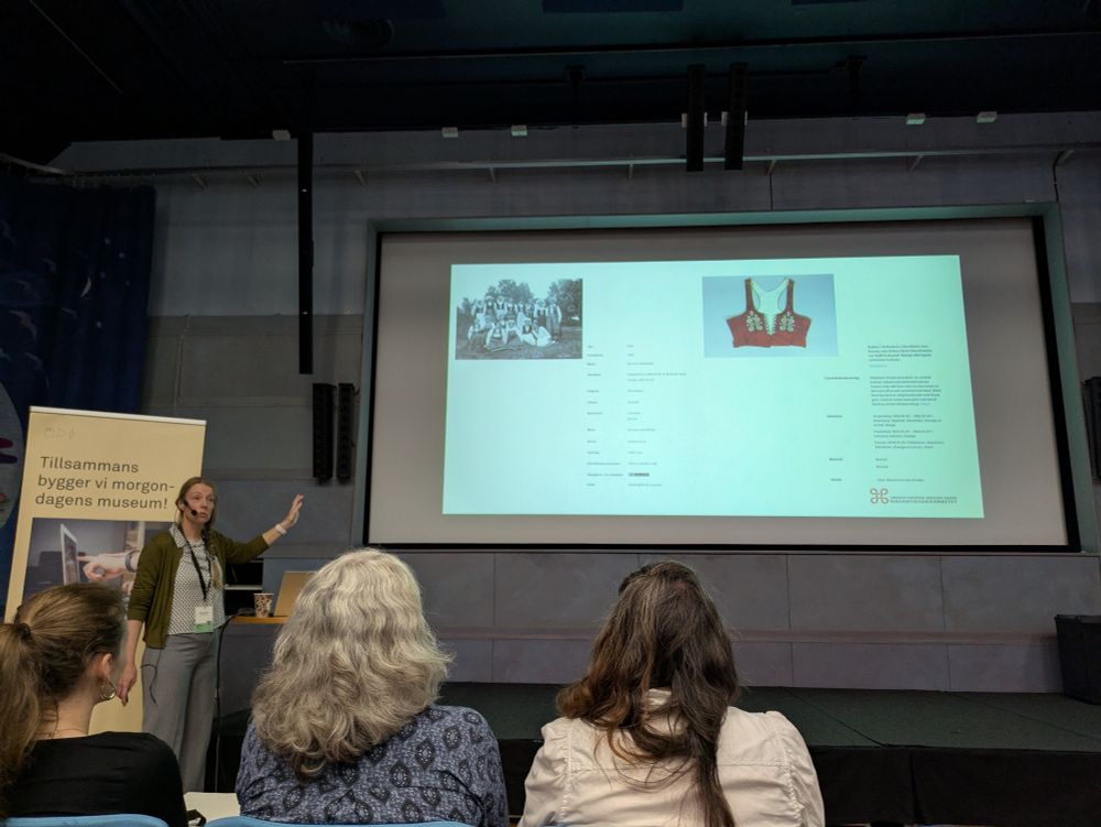 Mia Carlsson showing two types of images and their metadata 