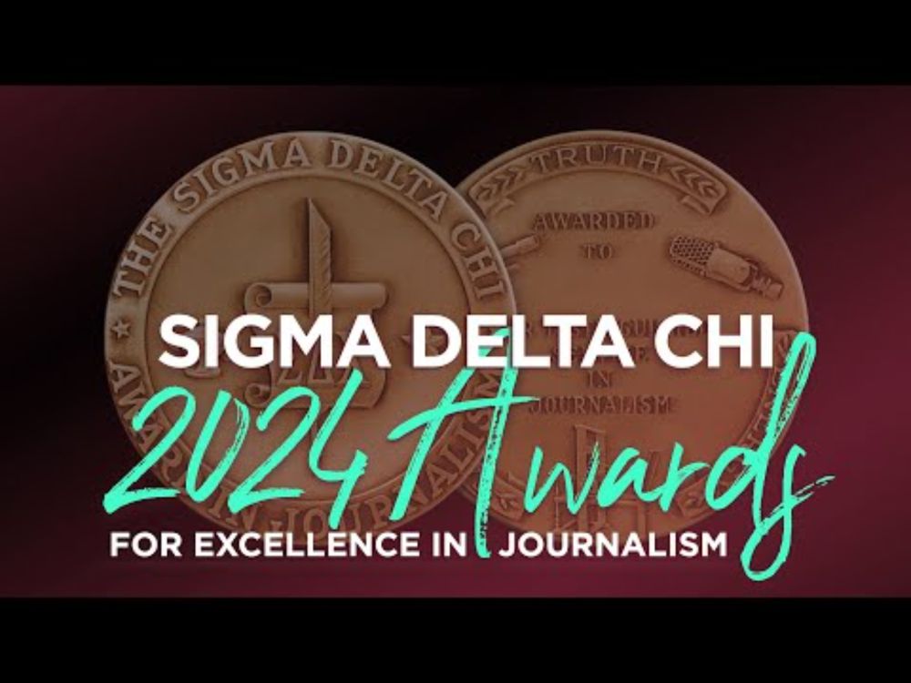 2024 Sigma Delta Chi Awards Announcement