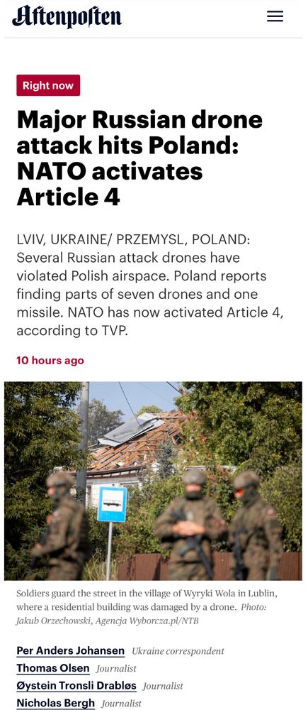 Russia has officially attacked Poland