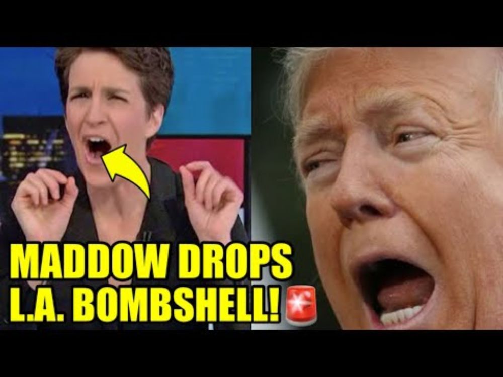🚨Los Angeles CHEERS As Rachel Maddow Drops BOMB On Trump
