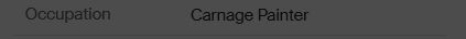 Occupation: Carnage Painter