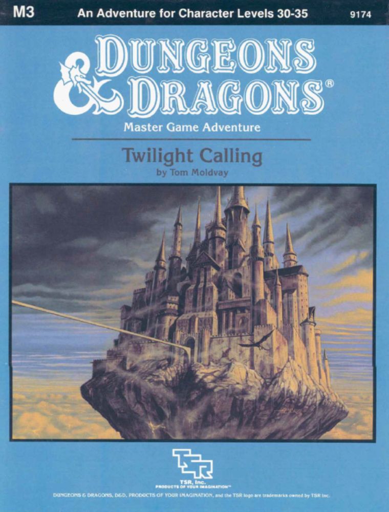 504. Tom Moldvay – M3: Twilight Calling (1986)