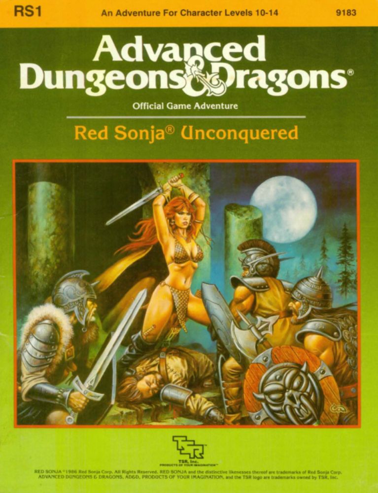 500. Anne G. McCready – RS1: Red Sonja Unconquered (1986)