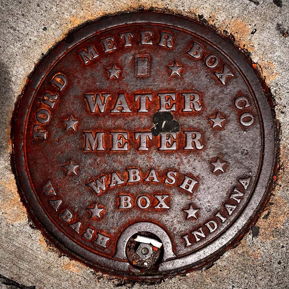 Utility cover in Arlington MA. Says Ford Meter Box Company