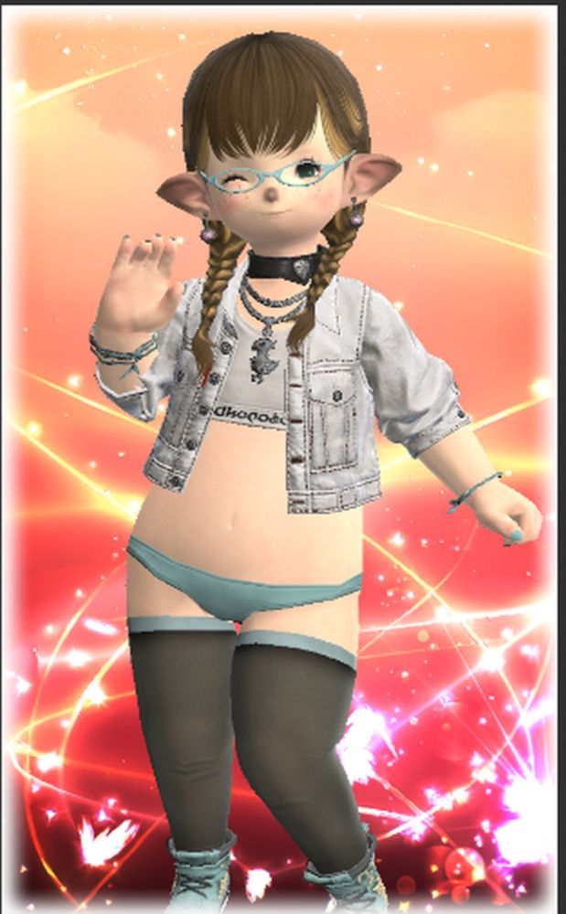 Monk portrait of my Lalafell Girl