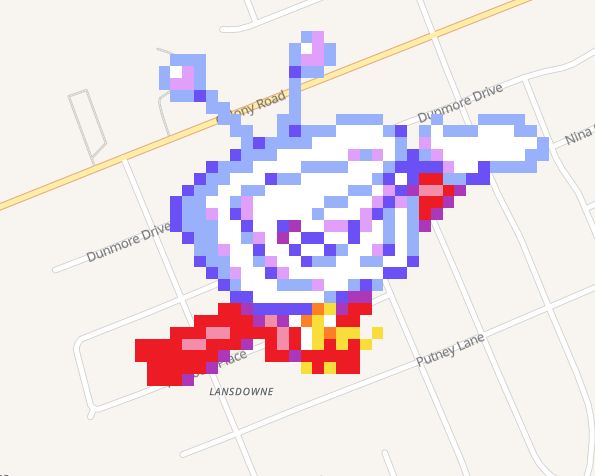 half finished pixel Mr. (Ant) Tenna found on wplace